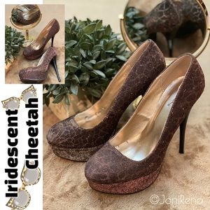 🤩Iridescent CHEETAH Pumps! | SIZE 7🤩